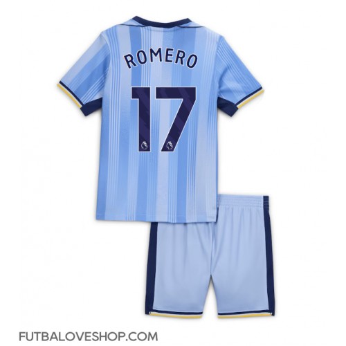 Dres Tottenham Hotspur Cristian Romero #17 Preč pre deti 2024-25 Krátky Rukáv (+ trenírky)